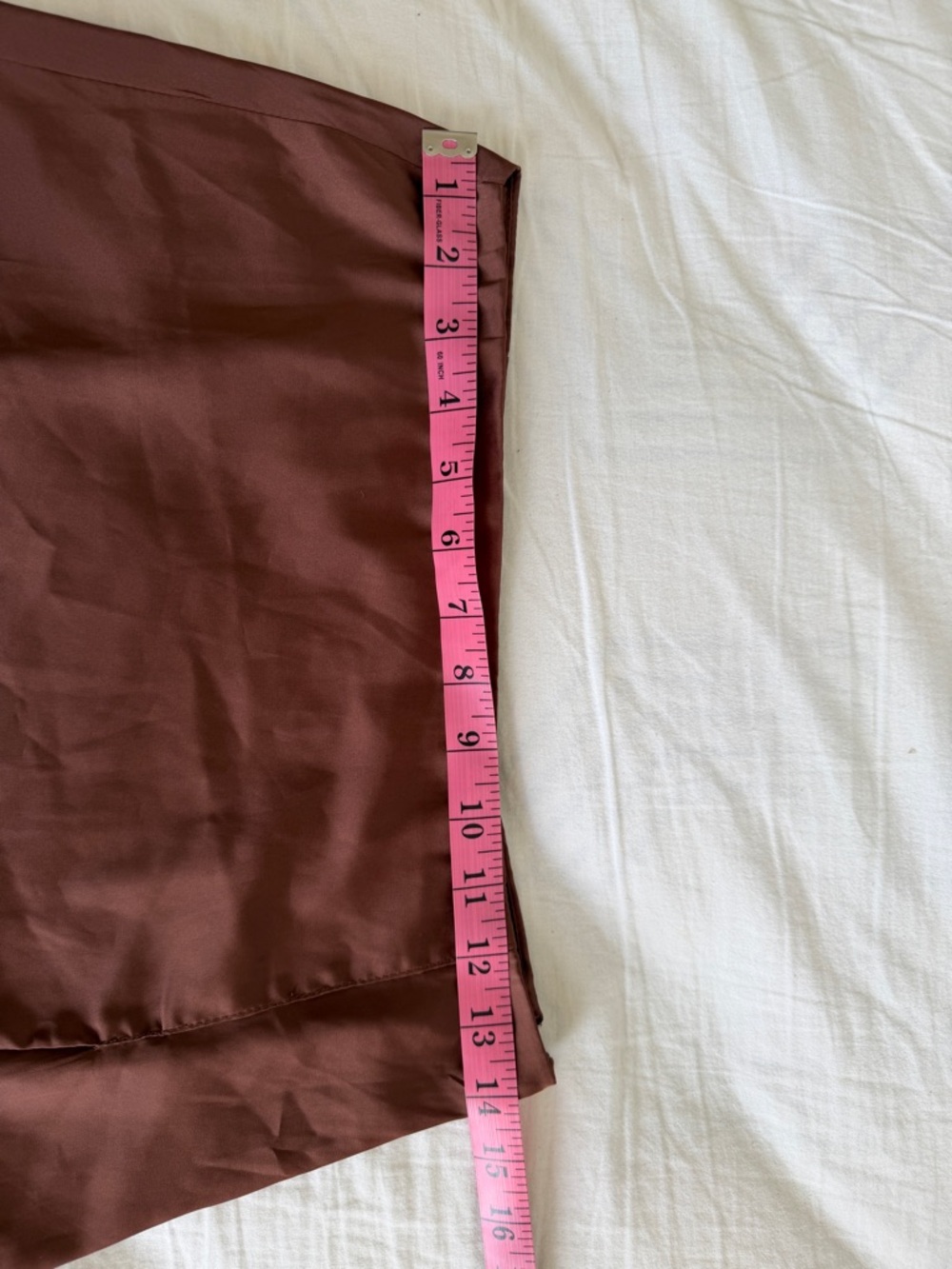 Princess Polly Rust Brown Satin Mini Skirt - Picture 8 of 9